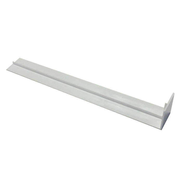 Fascia Board Straight Butt Joints White Square Edge Profile