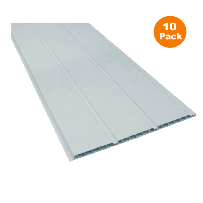 UPVC Plastic Soffit Board White Hollow Cladding