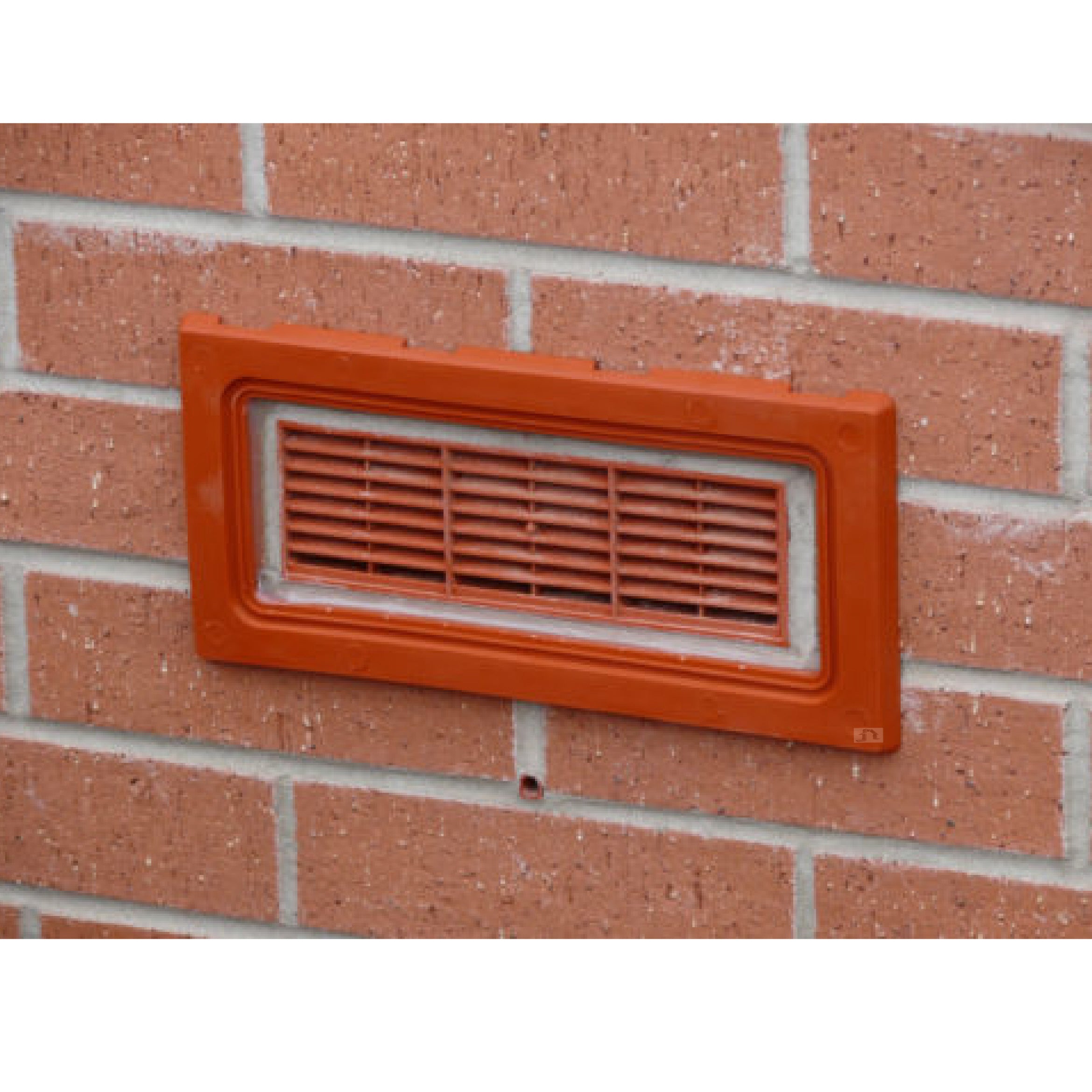 White Framed Flood Water Defence Protection Airbrick Cover