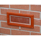 Brown Framed Flood Water Defence Protection Airbrick Cover