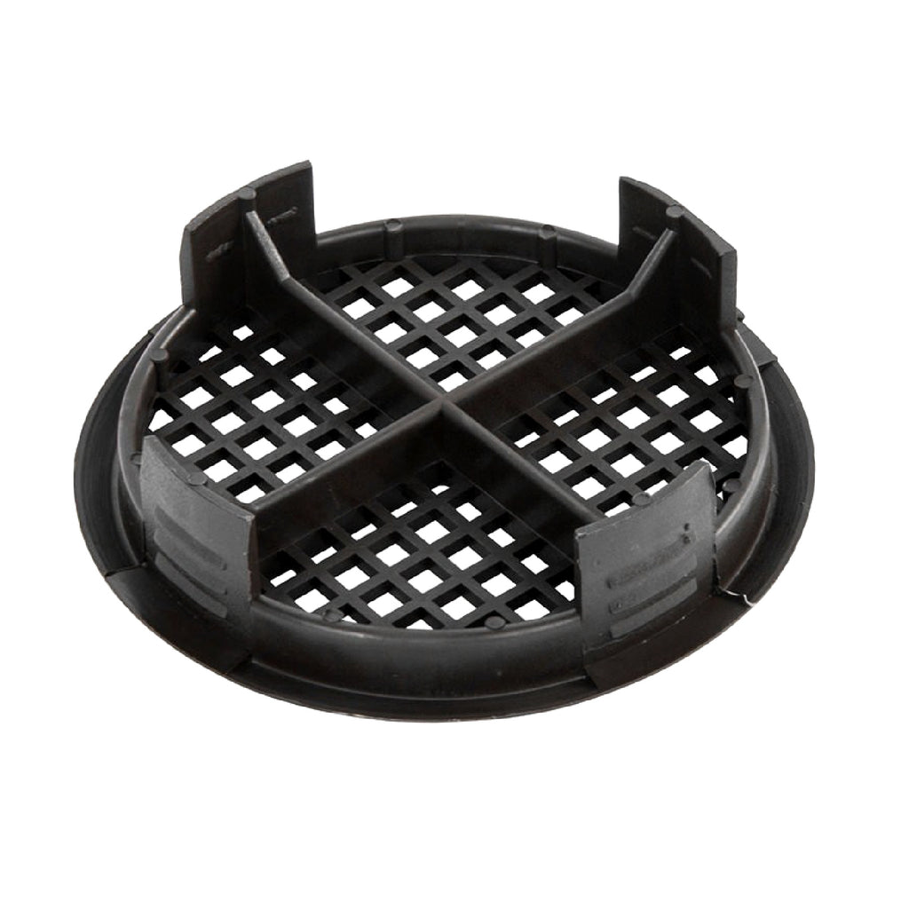 Black Plastic 70mm Soffit Push Fit Air Vents