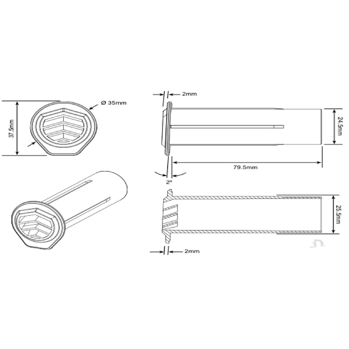 Drill Weep Vents Round Venting System Cavity / Retaining Walls Wall