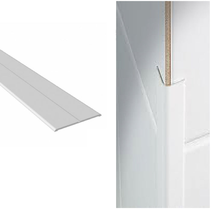 White UPVC Plastic Flexible Angle Corner Trim