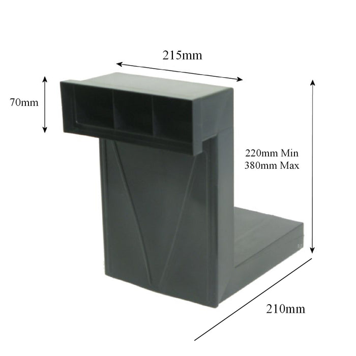 20 x Telescopic Adjustable Underfloor Cavity Vent for Airbricks