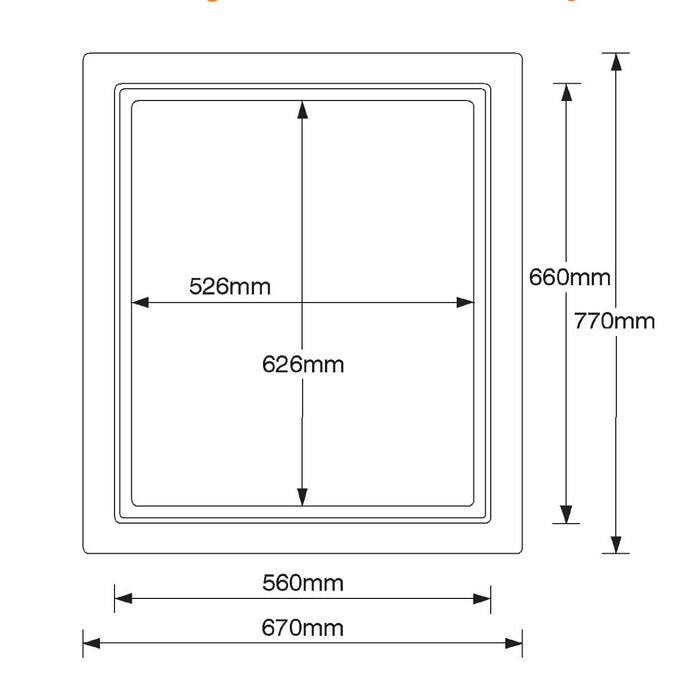 Loft Trap Door / Drop in Type / Push up Insulated Hatch